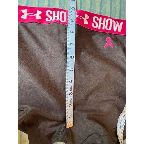 Under Armour Show Your Power in Pink Compression Shorts Womens MED Breast Cancer - Picture 12 of 12